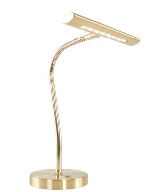 lampe de bureau dorée