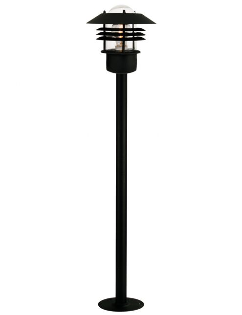 lampadaire extérieur noir
