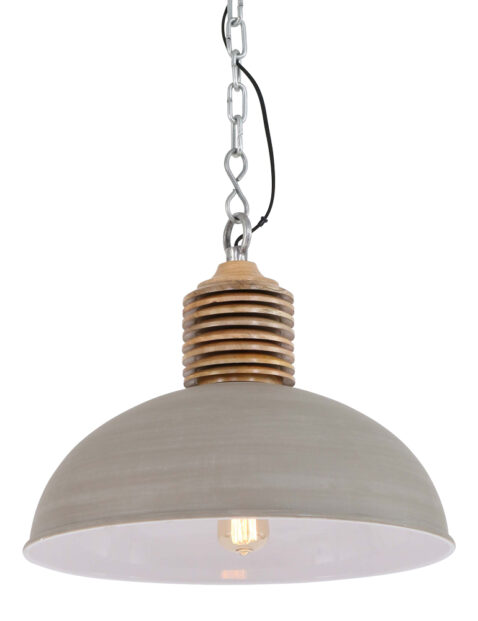 Suspension Light & Living Avery couleur grise-1217BE
