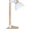Lampe de table scandinave Mexlite Gearwood bois-2665W