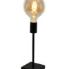 Lampe de table minimaliste Mexlite Minimalics noir mat-2702ZW