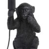 Lampe singe avec abat-jour Monkey Light & Living noir-2927ZW