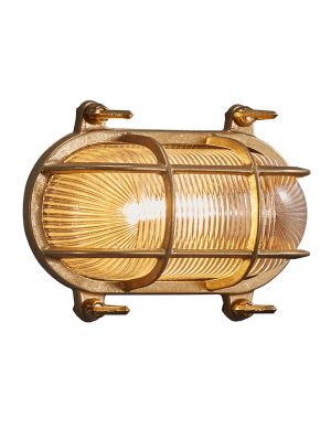 Lampe d'extérieur imitation lampe de bateau Helford Nordlux couleur or-3046ME