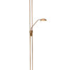 Lampadaire à LED avec bras de lecture Mexlite Jens couleur bronze-7500BR