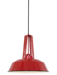 Lampe à suspension rouge Mexlite Luna-7704RO