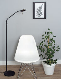 Lampe de lecture moderne à LED robuste Steinhauer Zenith couleur noire-7910ZW