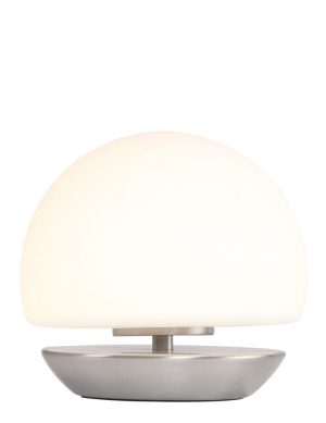 Lampe de table sphérique à LED Steinhauer Ancilla couleur acier-7932ST