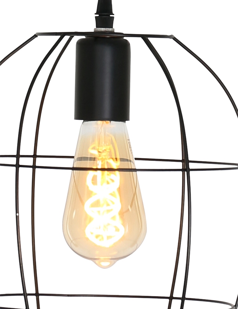 Suspension métallique Mexlite Minimalics noir – Image 5