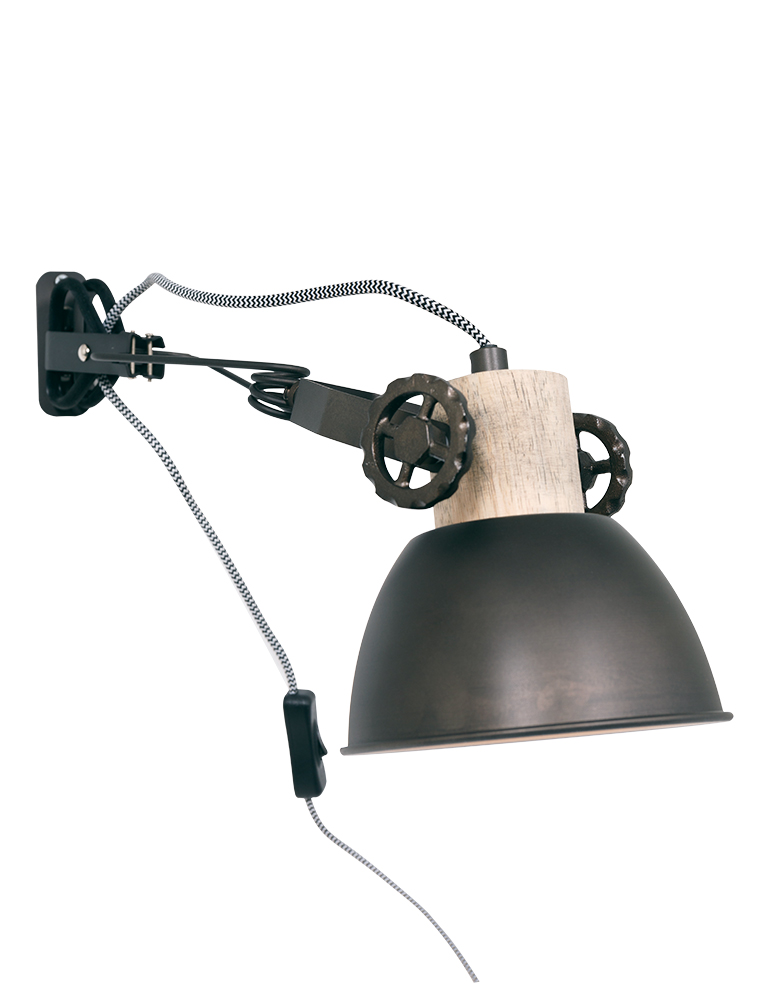 Applique métal anthracite à pince Mexlite Gearwood – Image 2
