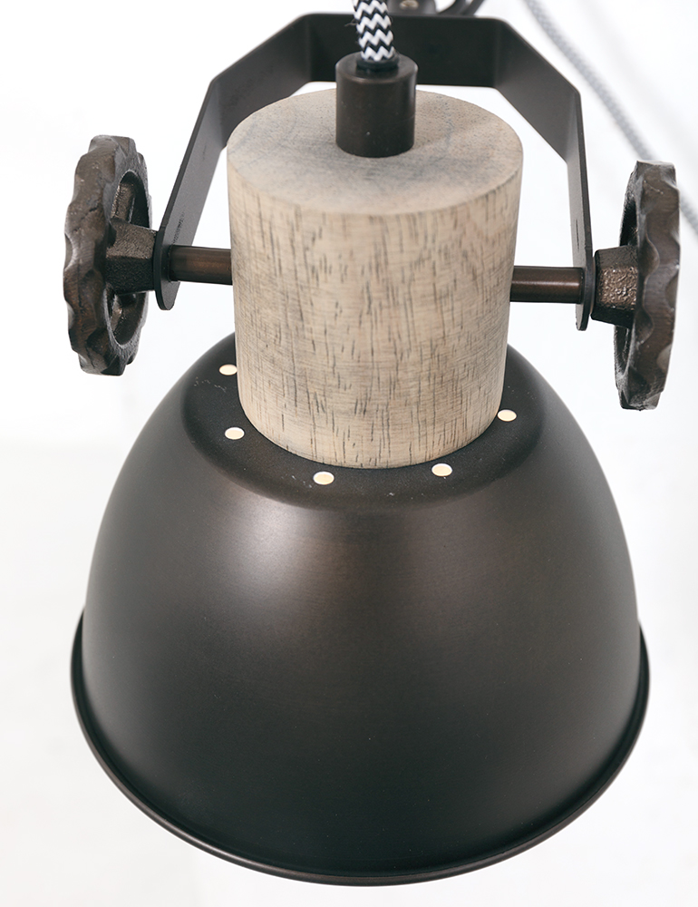 Applique métal anthracite à pince Mexlite Gearwood – Image 8