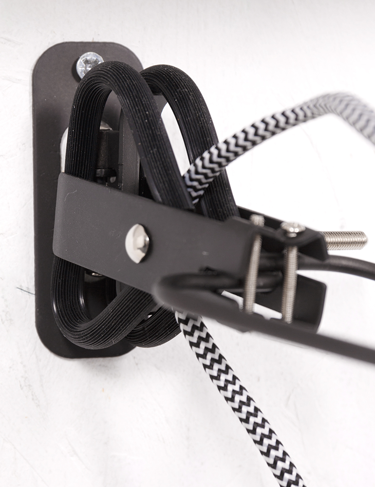 Applique métal anthracite à pince Mexlite Gearwood – Image 9