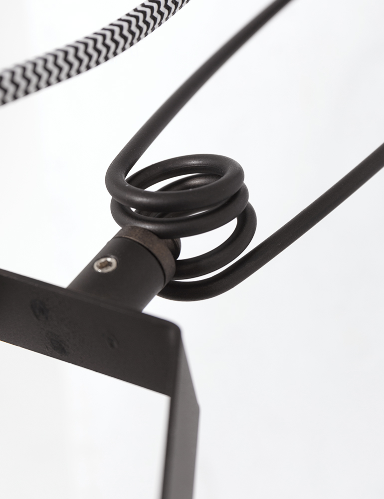 Applique métal anthracite à pince Mexlite Gearwood – Image 3