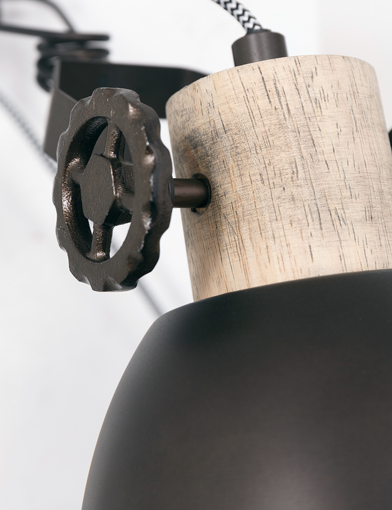 Applique métal anthracite à pince Mexlite Gearwood – Image 4