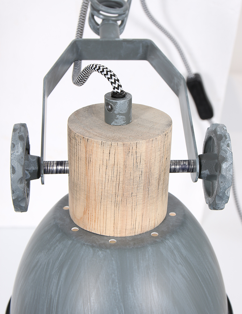 Lampe murale à pince nickel Mexlite Gearwood – Image 4