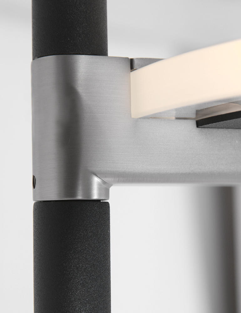 Lampadaire noir avec bras lecture flexible Steinhauer Turound – Image 7