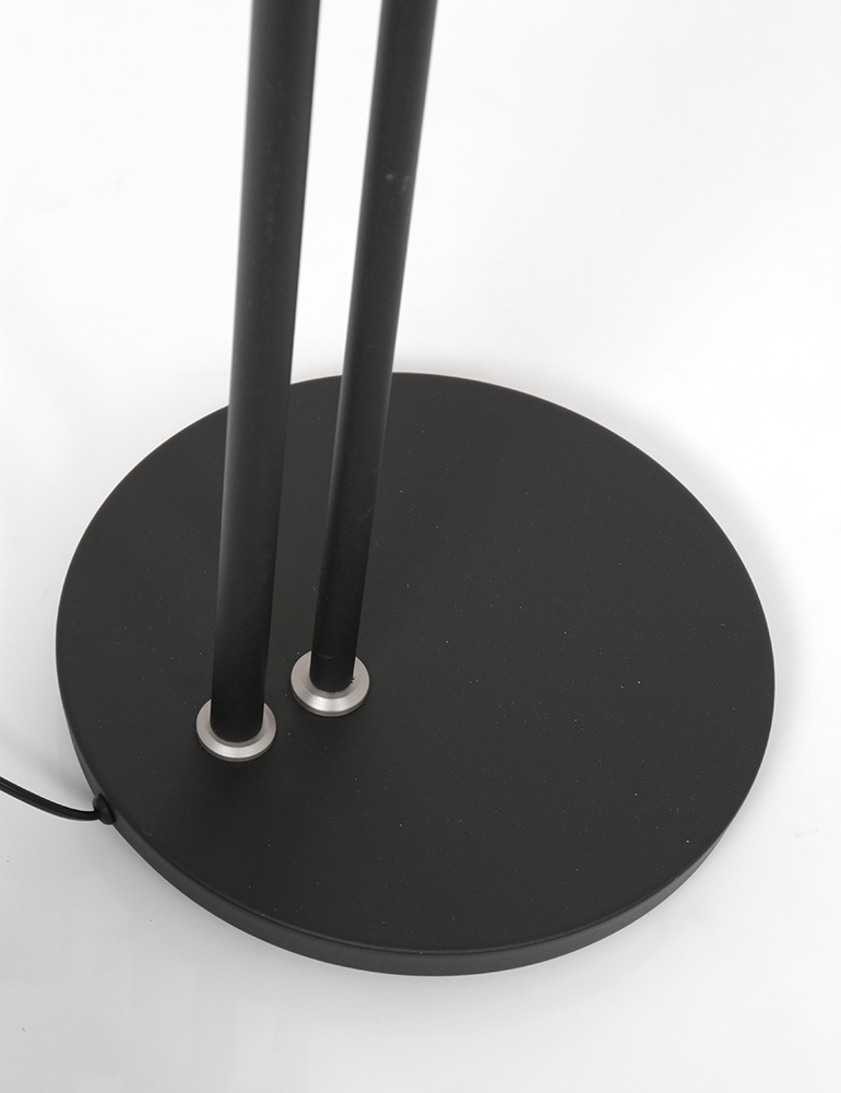 Lampadaire noir avec bras lecture flexible Steinhauer Turound – Image 5