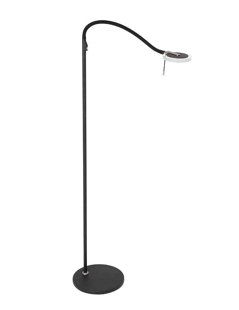 Lampe de lecture design noire Steinhauer Turound verre transparent – Image 6