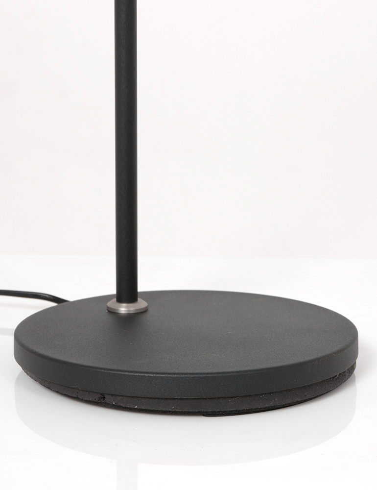 Lampe de lecture design noire Steinhauer Turound verre transparent – Image 9