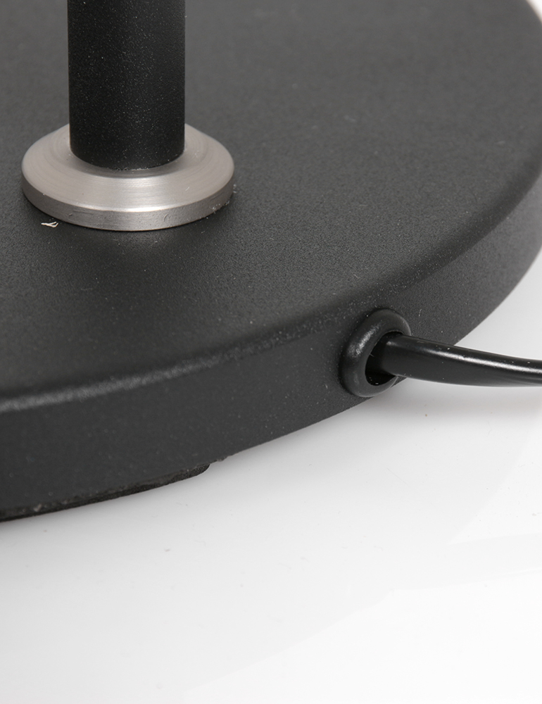 Lampe de lecture design noire Steinhauer Turound verre transparent – Image 11