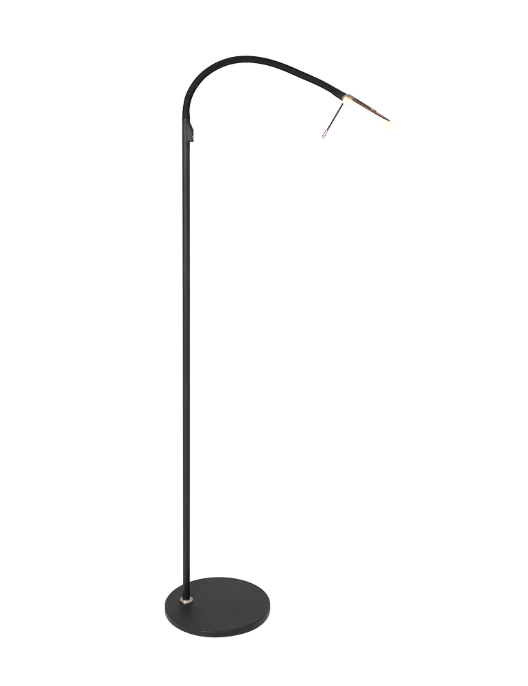 Lampe de lecture design noire Steinhauer Turound verre transparent – Image 12