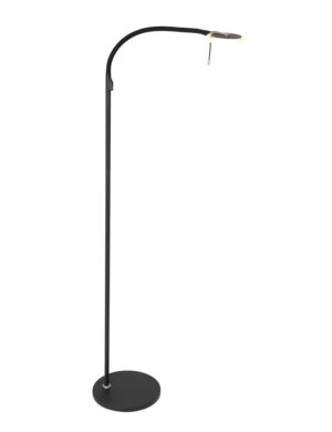 lampe-de-lecture-design-noire-steinhauer-turound-verre-transparent-2990zw