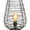Lampe de table moderne fil de fer noir-3002ZW