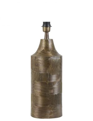 Socle de lampe cylindrique robuste en bronze-2064BR