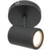 Spot LED inclinable en saillie noir-2486ZW