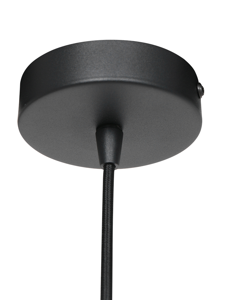 Suspension boule en verre origami Steinhauer Verre Nervuré noir – Image 9