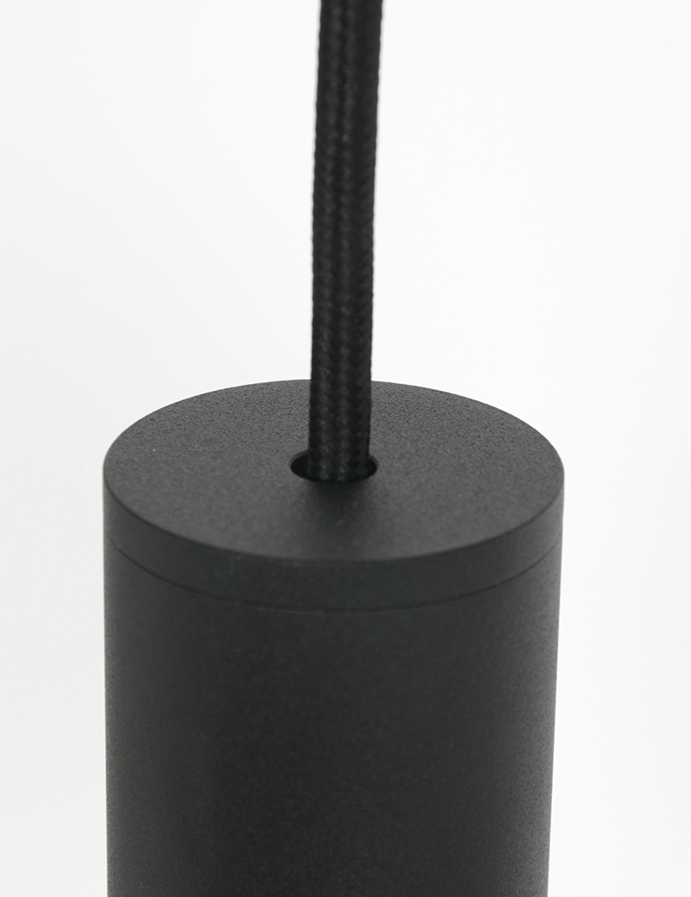 Suspension boule en verre origami Steinhauer Verre Nervuré noir – Image 5