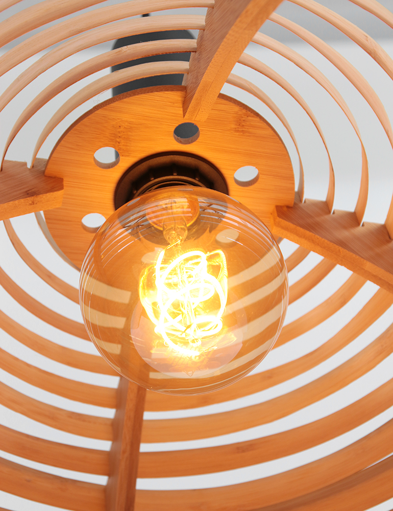 Suspension en bois de hêtre avec anneaux Steinhauer Veneer marron – Image 4