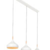 Lampe de table à manger scandinave à trois lumières blanc-3099W