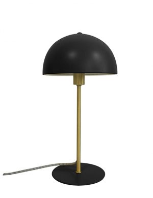 Lampe de table Bonnet de Leitmotiv noir-10035ZW