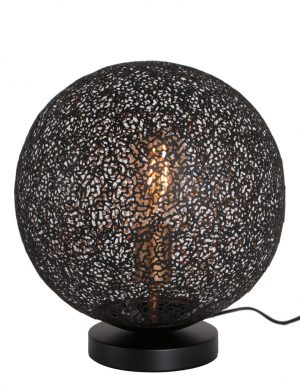 Lampe de table boule orientale noir-3270ZW
