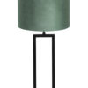 Lampe de table abat-jour velours vert-7087ZW