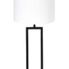 Lampe moderne abat-jour blanc noir-7091ZW