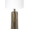 Lampe bronze abat-jour blanc-8368BR