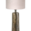 Lampe bronze abat-jour marron-8369BR