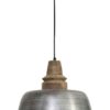 Zilveren-hanglamp-met-houten-opzetstuk