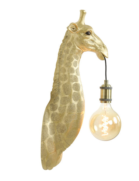 Applique girafe dorée-3225GO