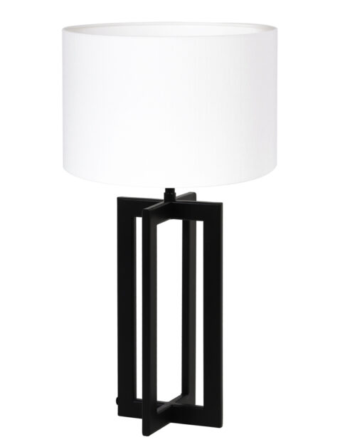 Lampe cadre moderne abat-jour blanc-8461ZW