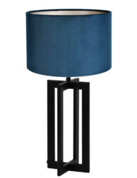 Lampe moderne velours bleu-8463ZW