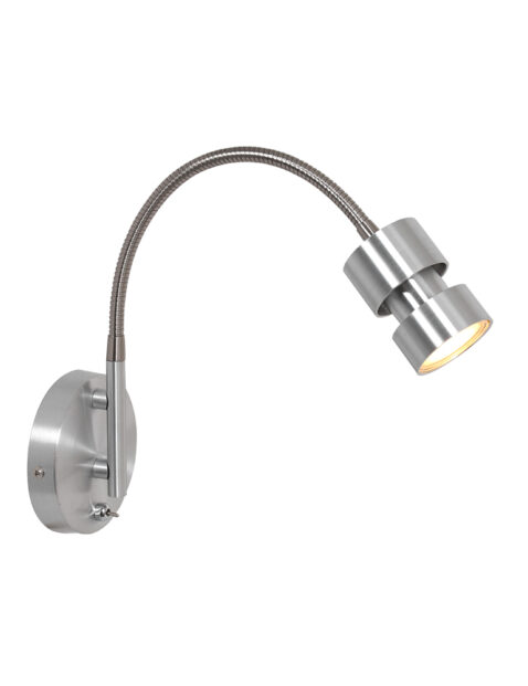 Lampe de chevet flexible LED acier-3094ST