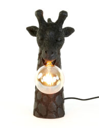 Lampe à poser girafe noir-3230ZW