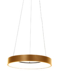 Suspension anneau LED dorée-3299GO