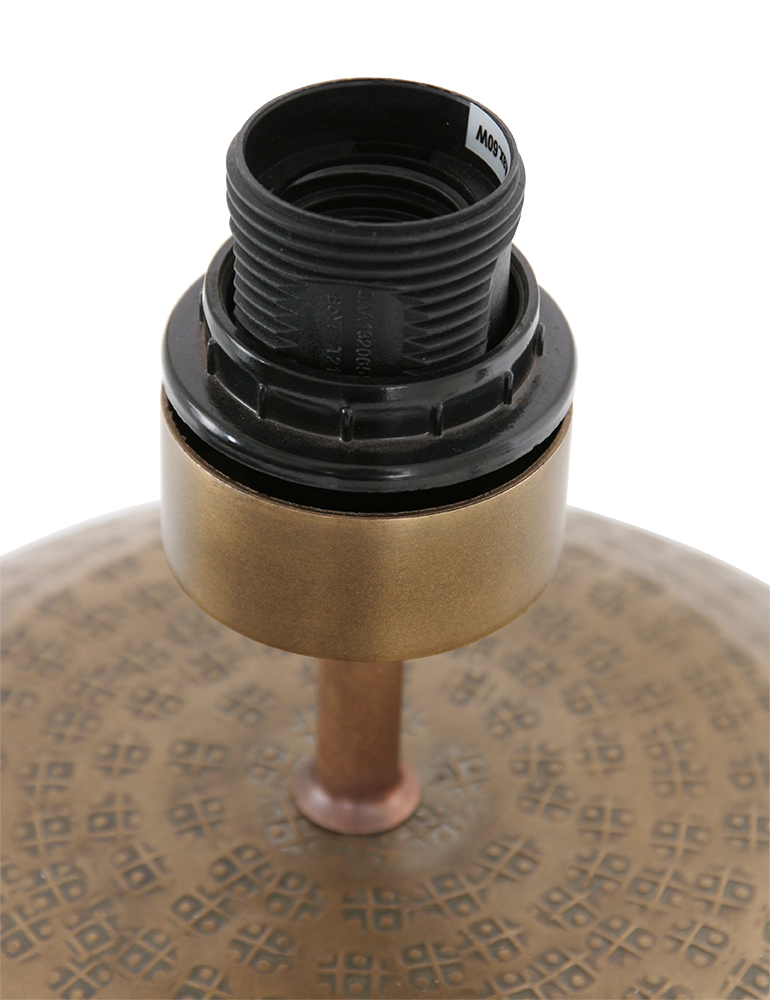 Pied de lampe de table convexe en métal Steinhauer Laiton bronze – Image 6