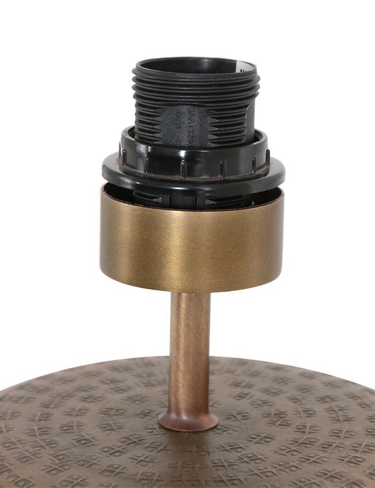 Pied de lampe de table convexe en métal Steinhauer Laiton bronze – Image 2