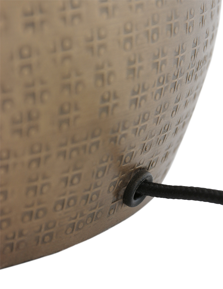 Pied de lampe de table convexe en métal Steinhauer Laiton bronze – Image 3