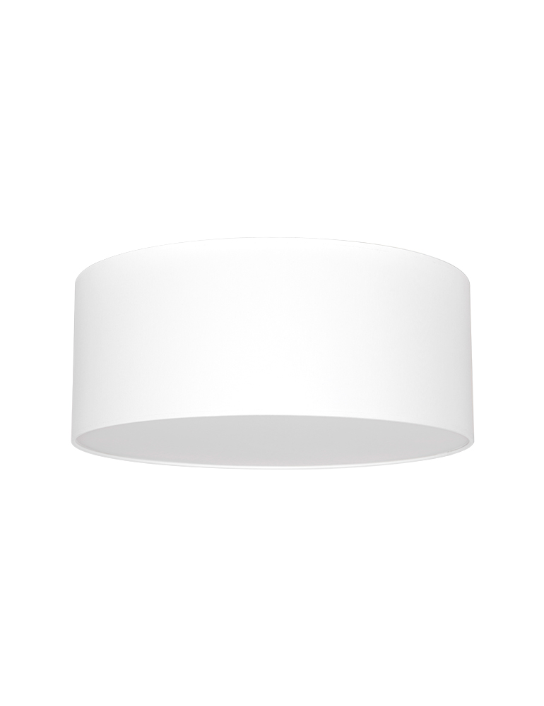 Plafonnier rond abat-jour lisse blanc Steinhauer Prestige Chic – Image 2