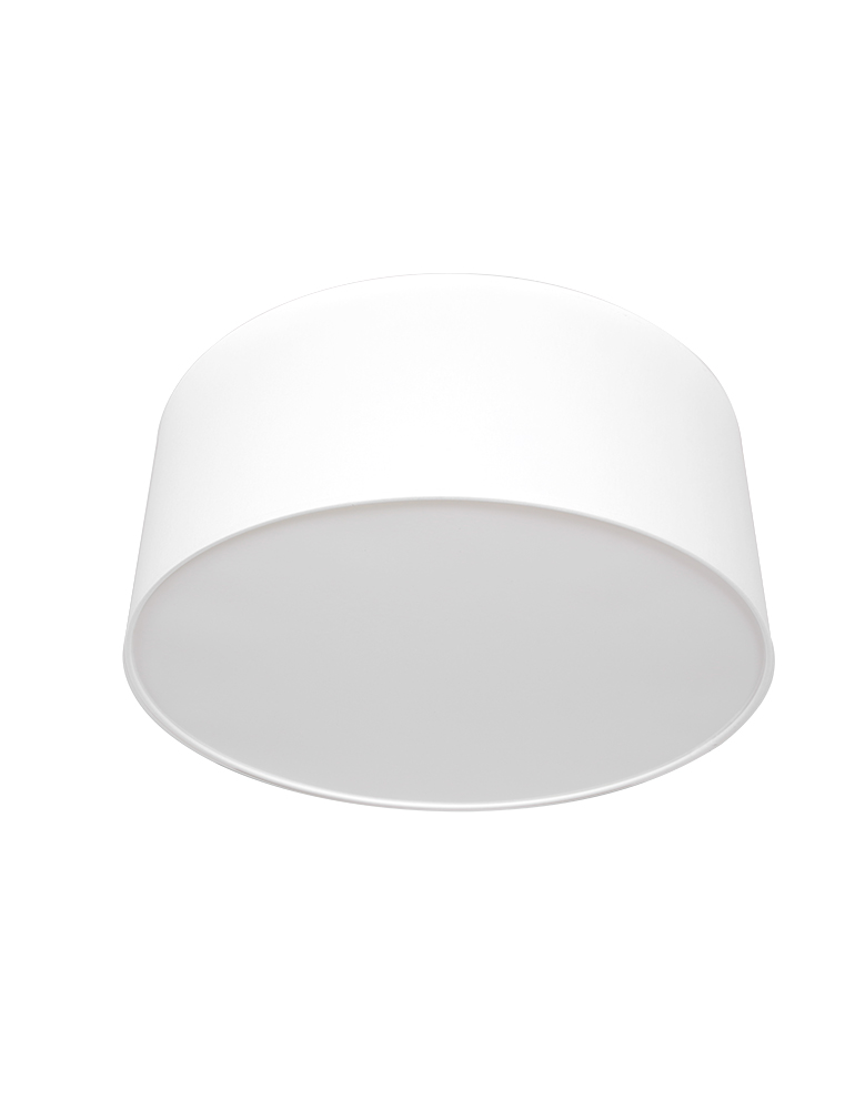Plafonnier rond abat-jour lisse blanc Steinhauer Prestige Chic – Image 4